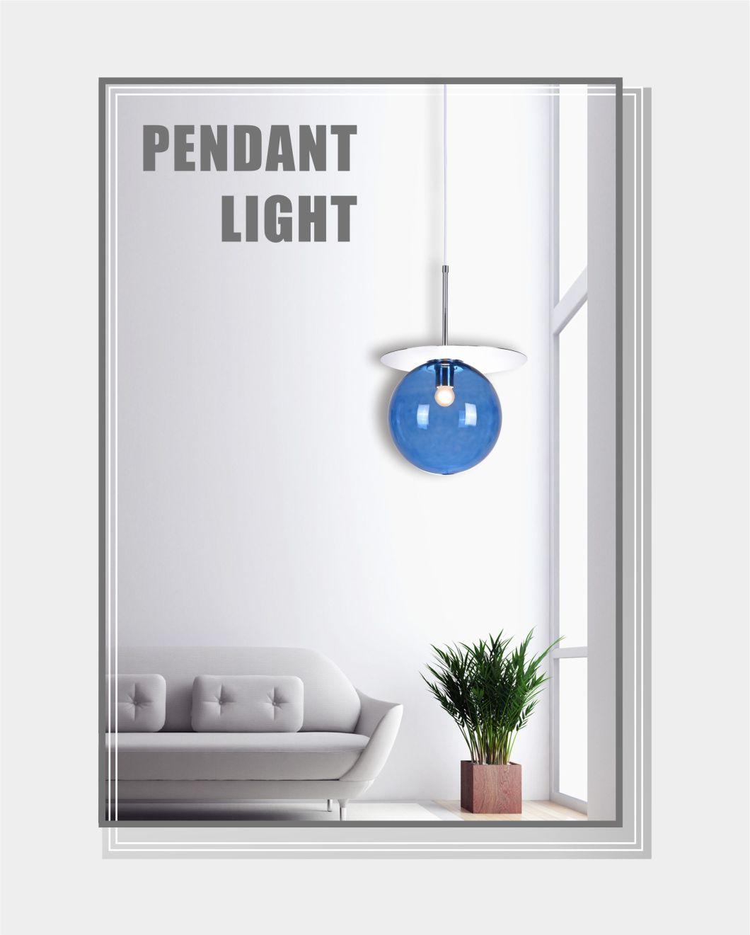 Modern Fashion Indoor Ball Glass Pendant Hanging Lamp