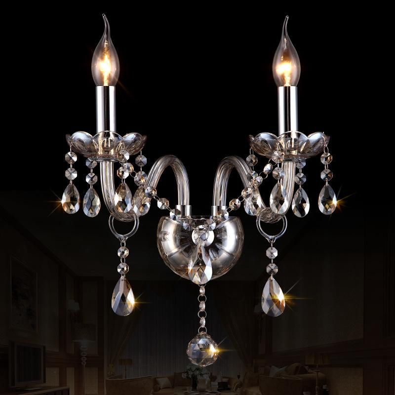 Black Wall Lights for Home Indoor Lighting Bathroom Cabinet Decorate Crystal Bedside Lamp (WH-OR-160)