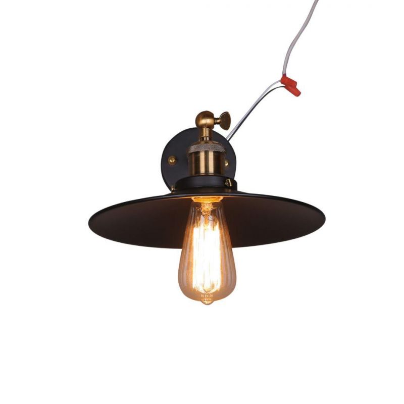 Antique Industrial Edison Bulb Adjustable Iron Wall Lamp
