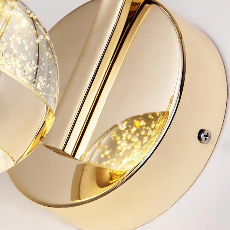 Postmodern Creative Personality Bedroom Bedside Light Round Ball Staircase Wall Lamp