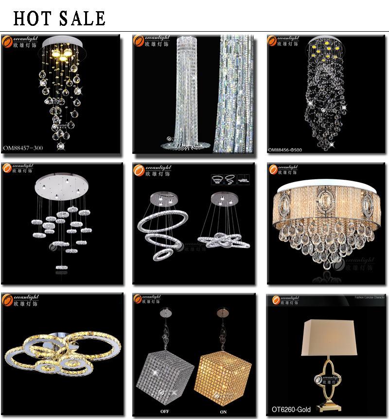 Modern Lamp Crystal Chandelier Pendant Light for Home Hotel