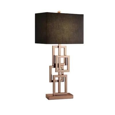 Postmodern Simple New Classical European Titanium Designer Creative Luxury Model Room Living Room Bedroom Decorative Table Lamp