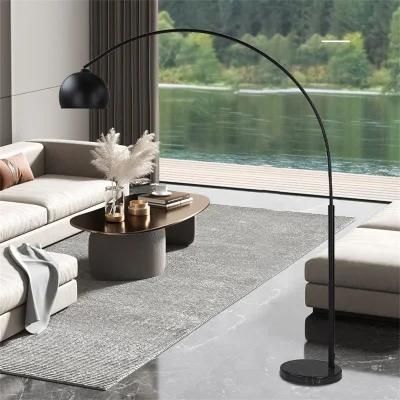 Modern Curved Fishing Living Room Office Lighting Decorative Upright Floor Lamp