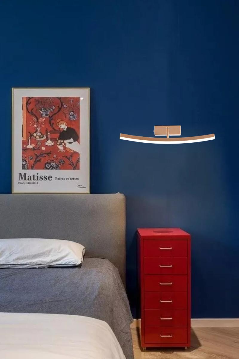 LED Indoor Luminaires Modern Verticale Pico Fixtures Simple Parete Singolo Letto Pendant Aura Wall Decorative Bedroom Light