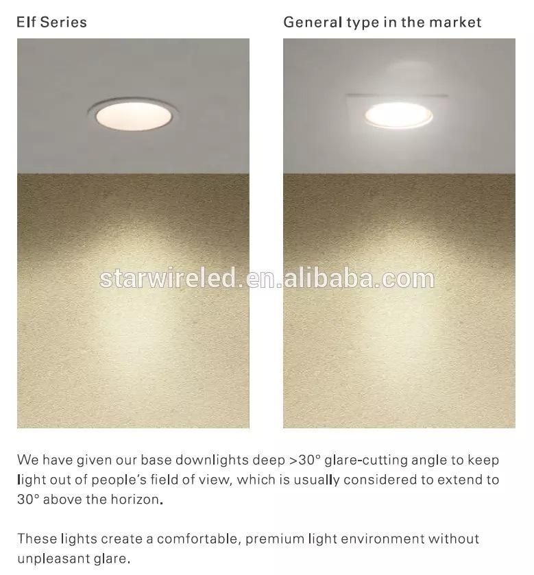Tiltable LED Downlight Recessed Mounted with 70-90mm Range Cut Hole