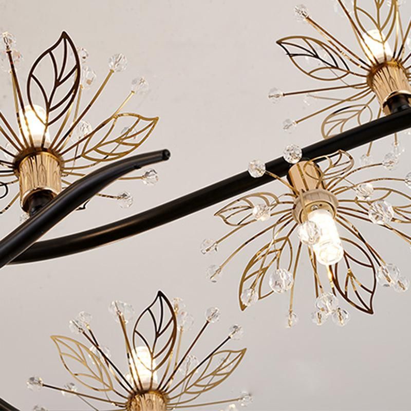 Postmodern Light Luxury Living Room Crystal Ceiling Lamp Simple Restaurant Lamp Bedroom Light