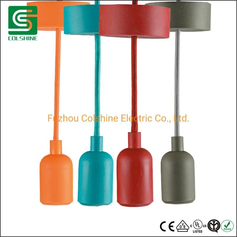 Morden Room Decorative Colorful Plastic Pendant Light