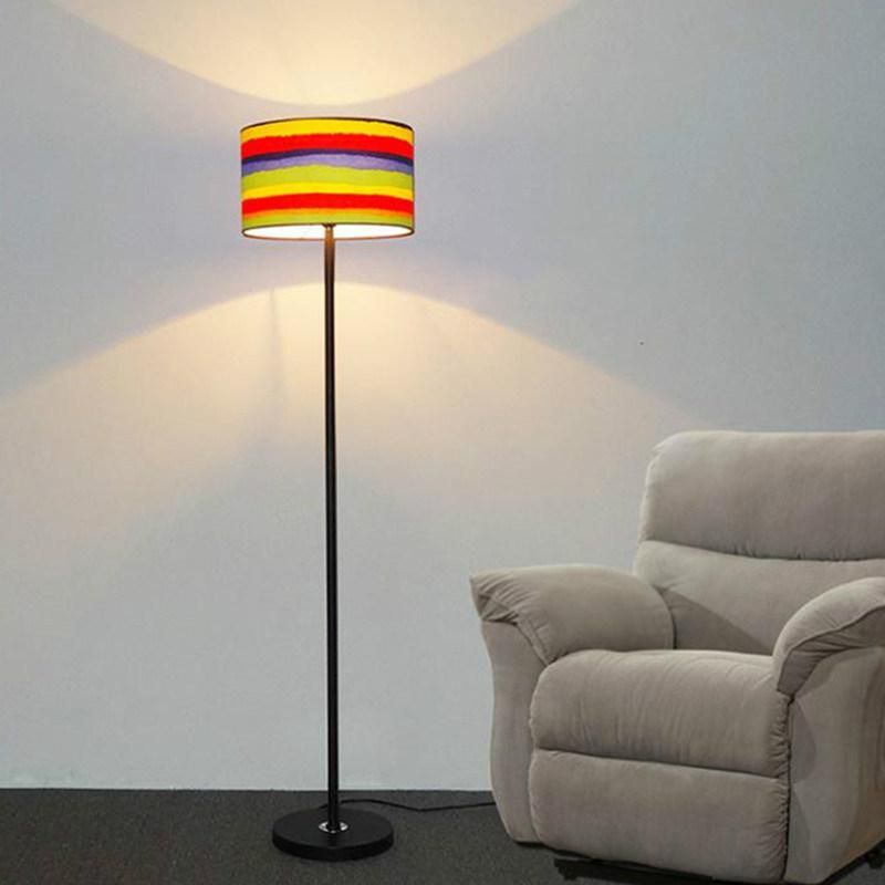 Modern Floor Lamp Nordic Metal Standing Lamps for Living Room Bedroom Fabric Floor Lamps (WH-MFL-109)