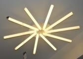 Long Pendent Light LED Modern Living Room Light Lamp