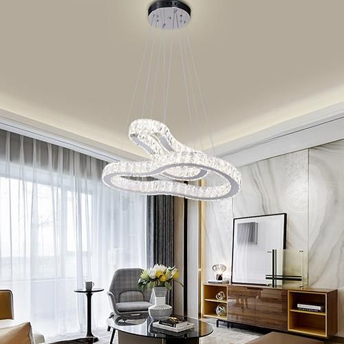 Home Decorative Lighting for K5 Crystal Pendant Lamp with Hanging