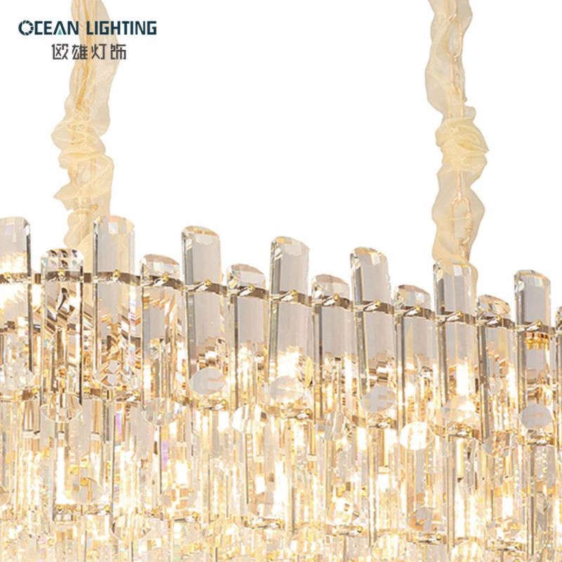 Modern Crystal Dining Light Hanging Pendant Fixture Glass Pendant Lamps