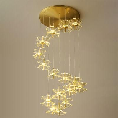 Hotel Lobby Chandeliers Restaurant All Copper Chandeliers Bedroom Pendant Lamp