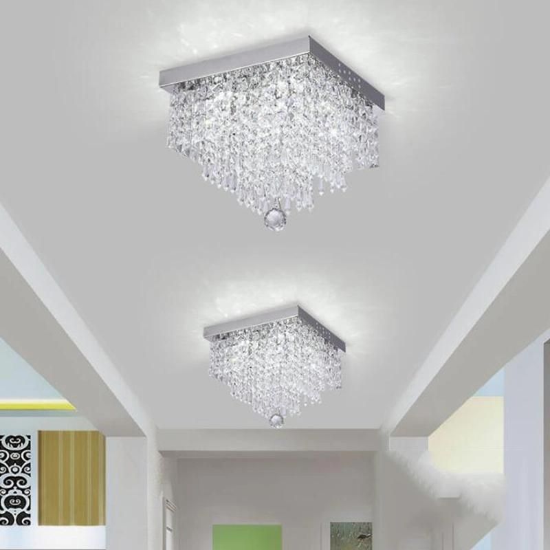 Crystal LED Ceiling Square Lamp for Corridor Ladder Entrance Chandelier (WH-CA-93)