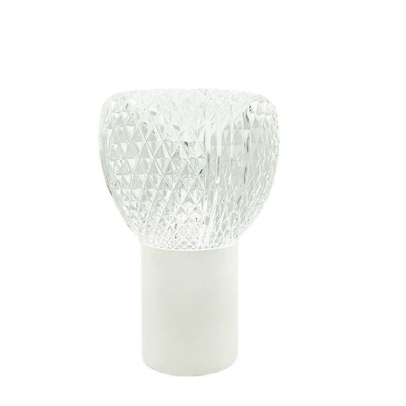 Crystal Rechargeable Small Table Lamp Creative Atmosphere Projection Life Acrylic LED Small Night Lamp