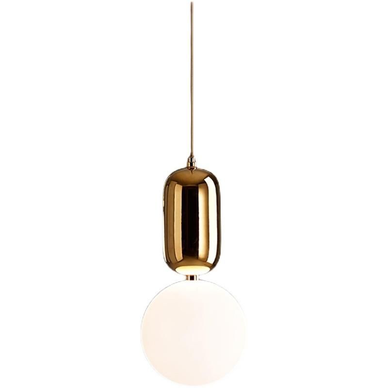 Round Glass Ball Small Drop Hanging Pendant Lamp Home Chandelier Lighting