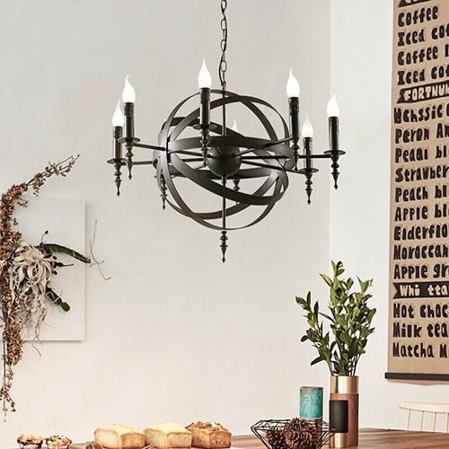 Modern Chandelier for Industrial Lighting Aluminium Hanging Light for House Decoration