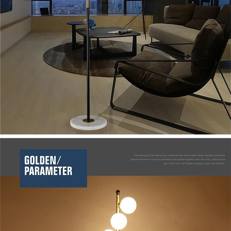 Modern LED Living Room Standing Luminaires Nordic Lights Bedside Floor Lamps for Living Room (WH-MFL-33)