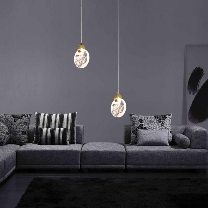 Indoor Warm Lighting 3000K Metal Crystal 3W Chandelier