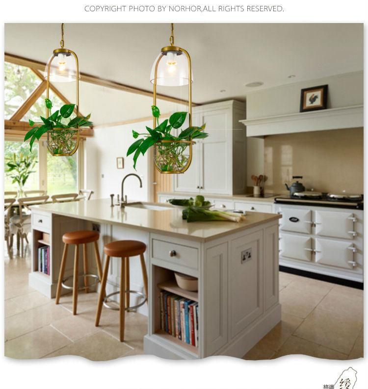 Pastoral Pendant Light American Style Restaurant Creative Cafe Hotel Decor Glass Pendant Light Hanging Lamp (WH-AP-194)