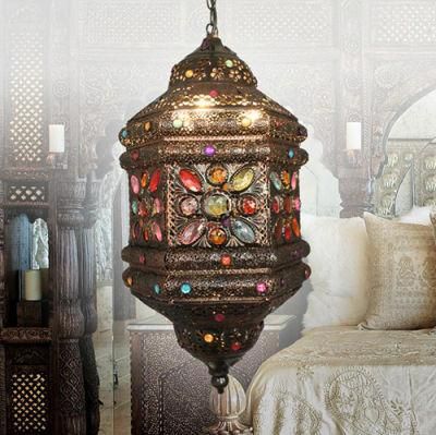 Arabic Copper Pendant Lamp for Indoor Home Lighting Decoration