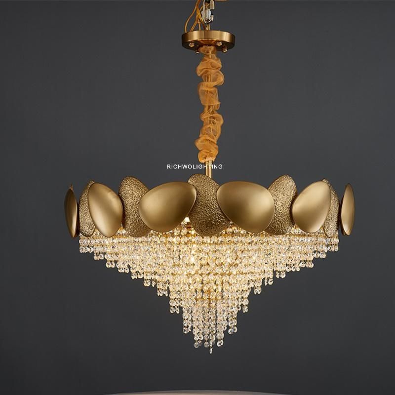 Indoor Crystal Hanging Light New Residential Chandelier Pendant Light