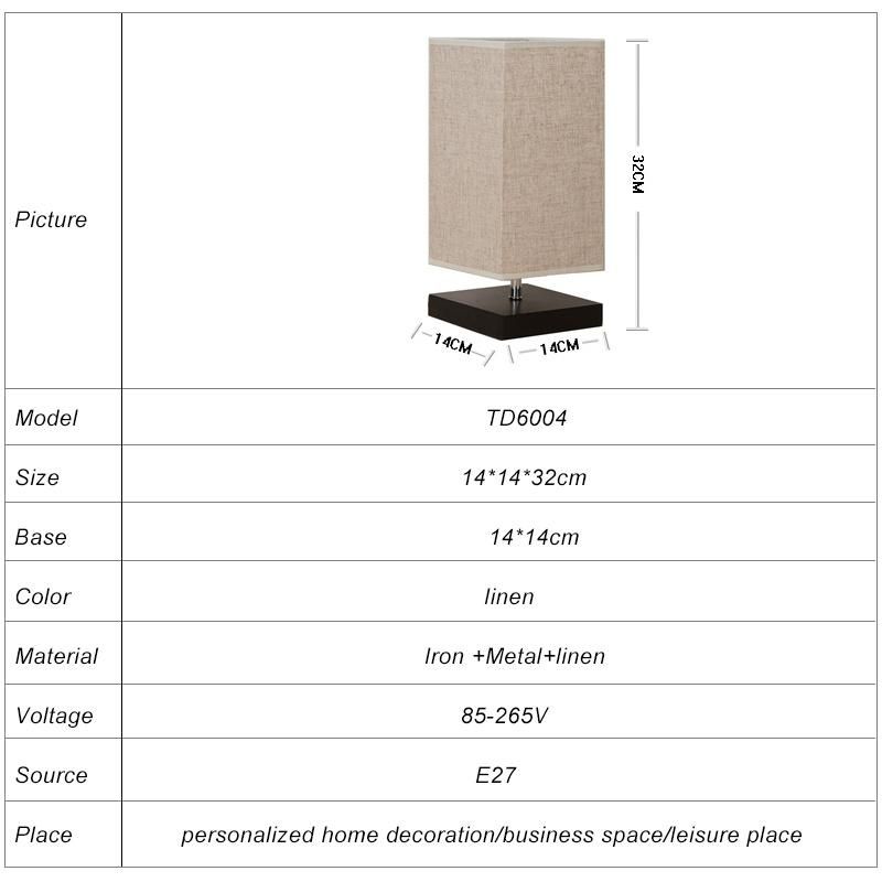 Brown Cylinder Nordic Ceramic Table Lamp Hotel with Fabric Shade Modern Home Decor Bedside Porcelain Table Lamps