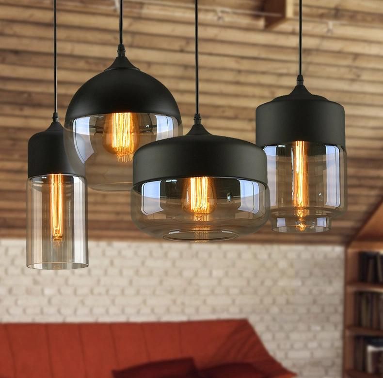 Geometric Drop Glass Pendant Light Fixtures for Indoor Home Lighting Fixtures (WH-GP-16)