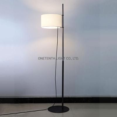 Metal Body and Fabric Shade Floor Lamp