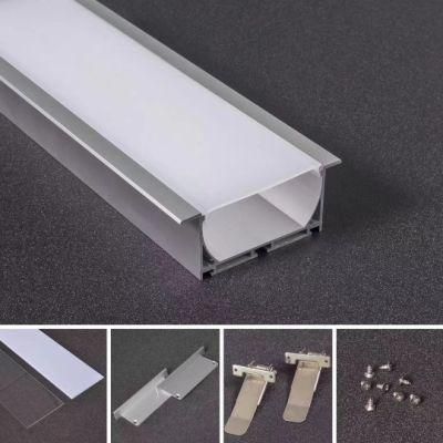 Alu Recessed Aluminum LED Profiles with Diffuser for Housing LED Tape