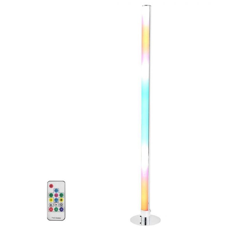 Remote Control Floor Lamp RGB LED Tube Floor Lighting Home for Living Room Decor