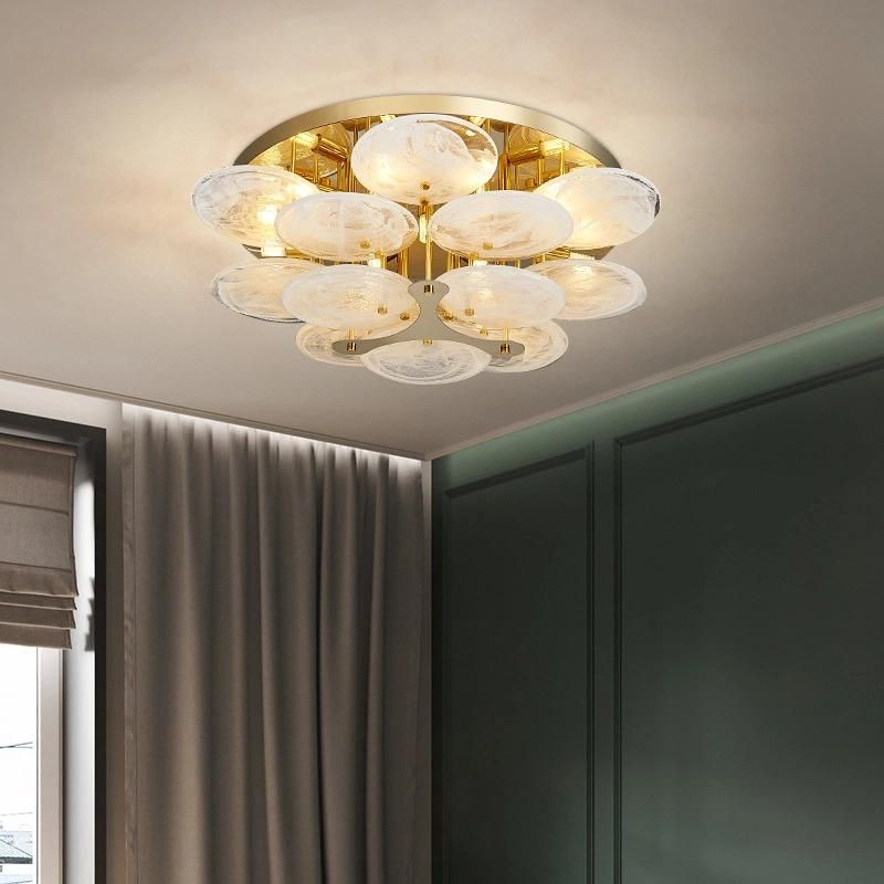 Modern Glass Industrial Retro Household Lamp Living Room Chandelier Ceiling Lights (WH-CA-81)
