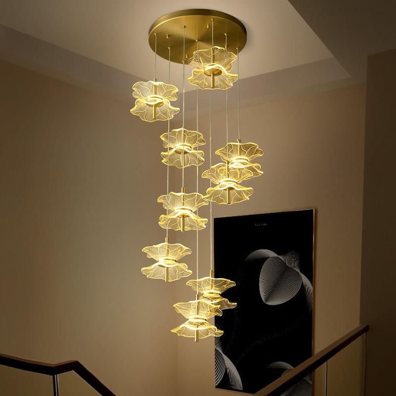 Hotel Lobby Chandeliers Restaurant All Copper Chandeliers Bedroom Pendant Lamp