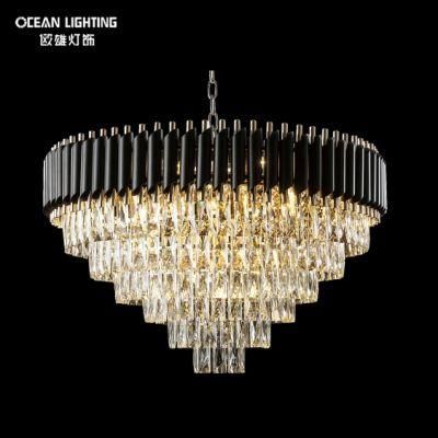Iron China K9 Crystal 24*E14 Bulb Max 960W Chandelier