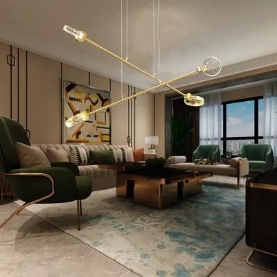 Luxury Lighting LED 12W Crystal Chandelier for Living Room