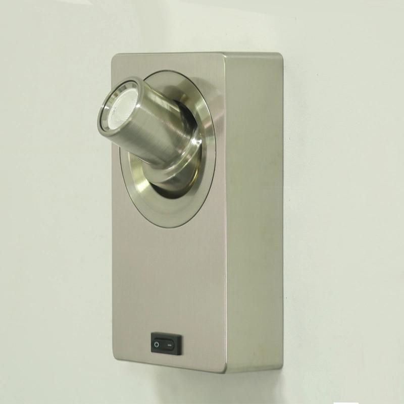 Metal in Satin Nickel Wall Lamp