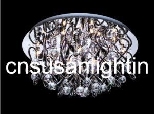 Modern LED Crystal Ceiling Light (MX7240-16) (Dia60cm Bulb Qty: 16*G4*20W)