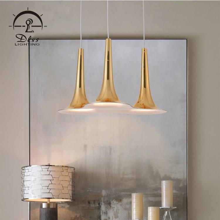 Gold Decorative Italian Acrylic Bar Pendant Lamp
