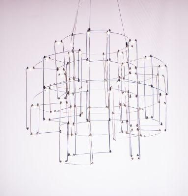 Modern Simple Design Chandelier Light Creative Personality Stainless Steel Chandelier Lamps
