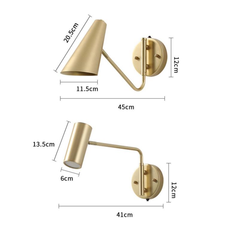 Modern LED Wall Lamps Angle Adjustable Wall Light Fixtures