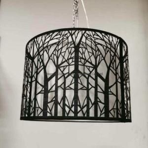 Laser Cut PVC Fabric Pendant Lamp Wholesale Lamp and Shade