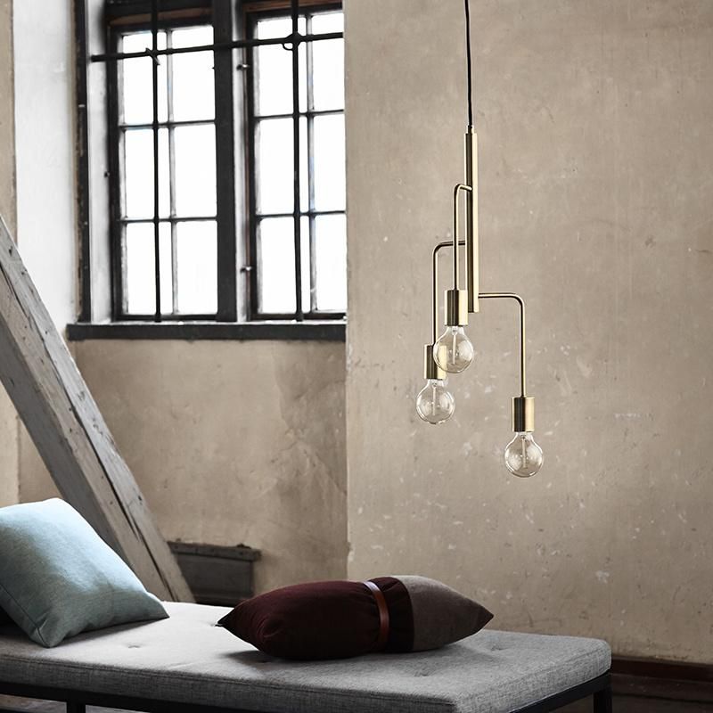 Classic Nordic Style Modern Living Room Dining Room Multi-Head Pendant Lamp