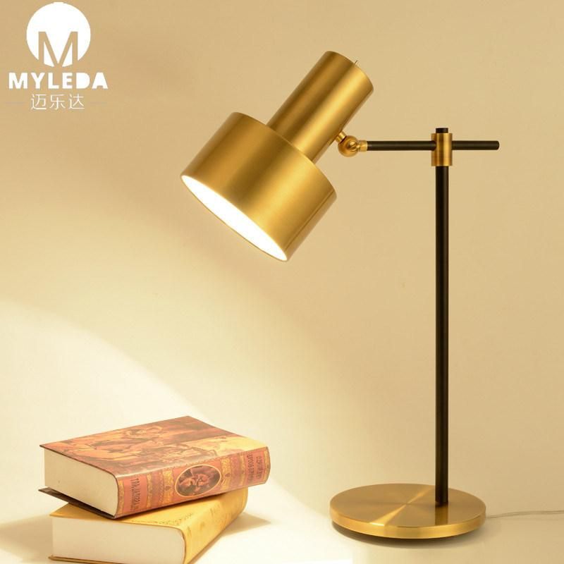 Modern Simple Adjustable Head Table Desk Lamp Night Stand Light