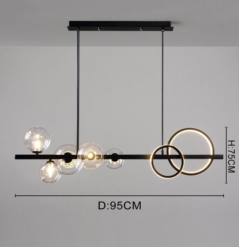 Decorative Modern Glass LED Pendant Light Hanging Home Lighting