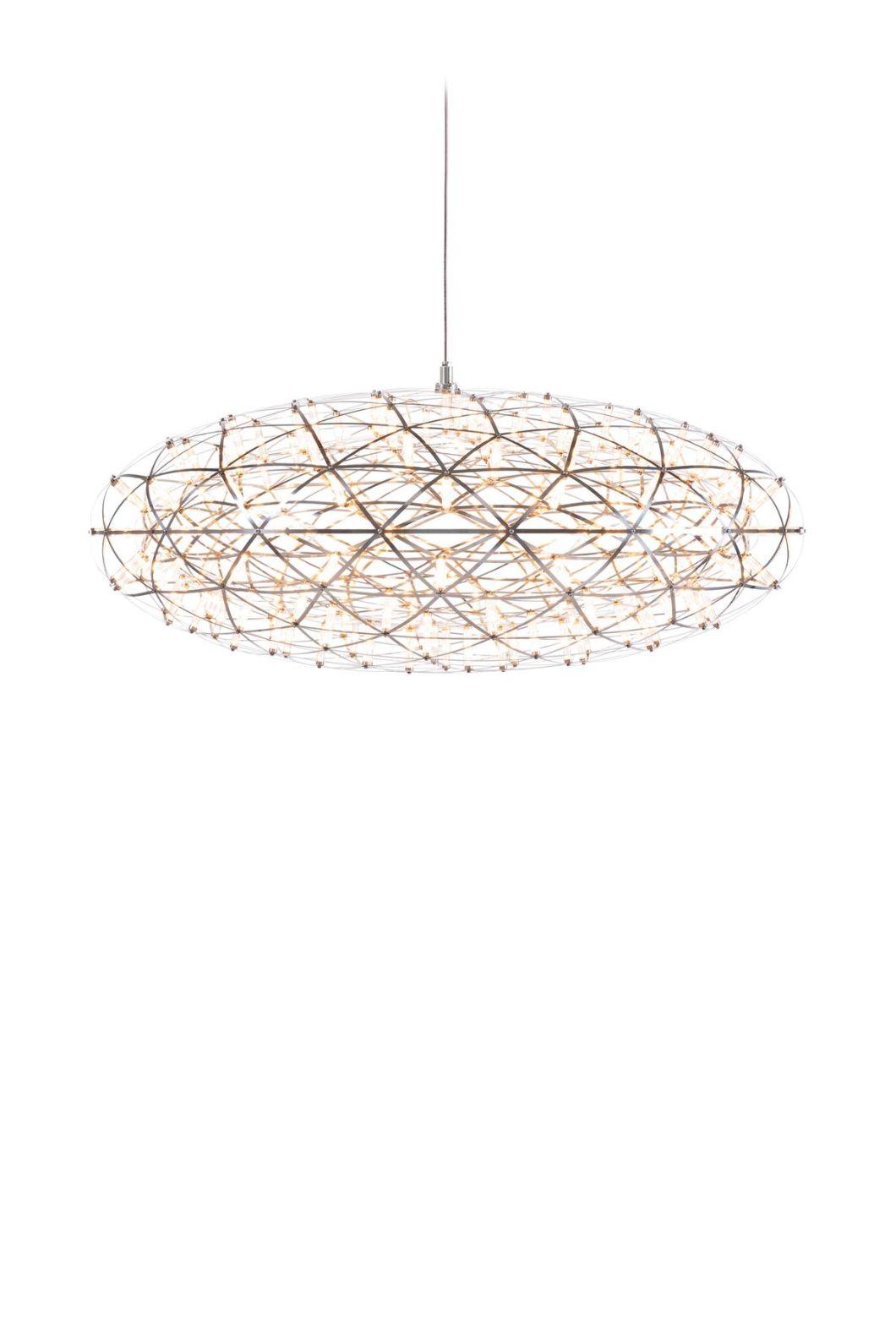 LED Fixtures Luminaires Flower Branches Heracleum Pendant Suspended Sphere Living Room Dining Hallway Lobby Bar Hotel Hanging Light Chandelier