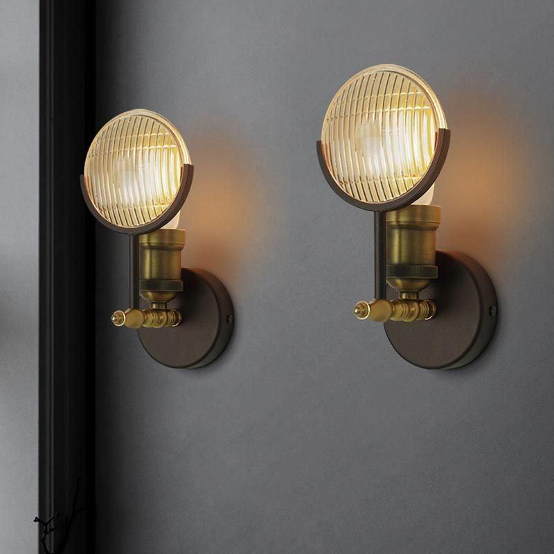 American Living Room Corridor Creative Retro Industrial Style Restaurant Master Car Lamp Wall Lamp