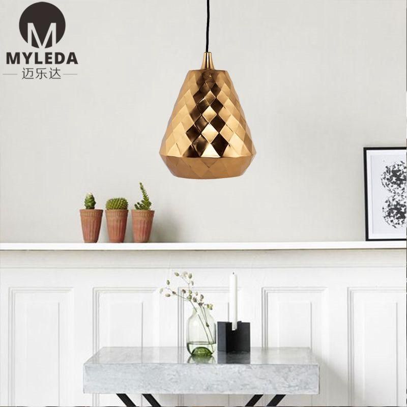 Sandy Gold Hanging Pendant Light Fixtures