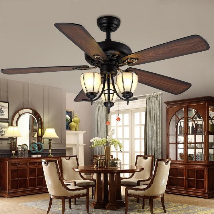 Fan Fancy Decorative Remote Control Ceiling Fan Light with Customized Design Cooling Fan