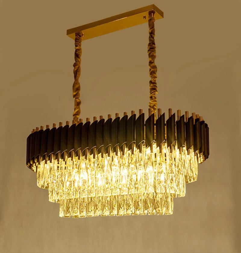 Modern Luxury Crystal Chandelier Light Kitchen Pendant Lighting Hanging Lights for Dining Room