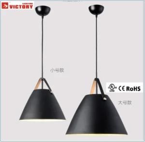 Modern Simple Round Black Metal Shandelier Pendant Lighting