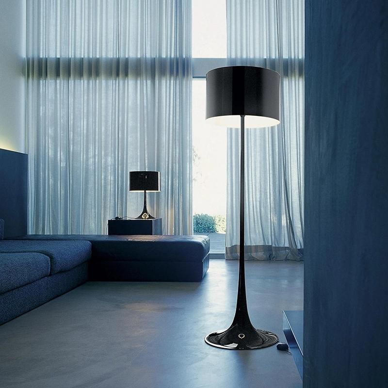Nordic Simple Designer Floor Lights for Living Room Ssofa Bedroom Study Black LED Stand Light (WH-MFL-58)